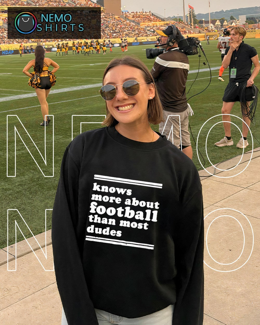Knows more about football than most dudes shirt