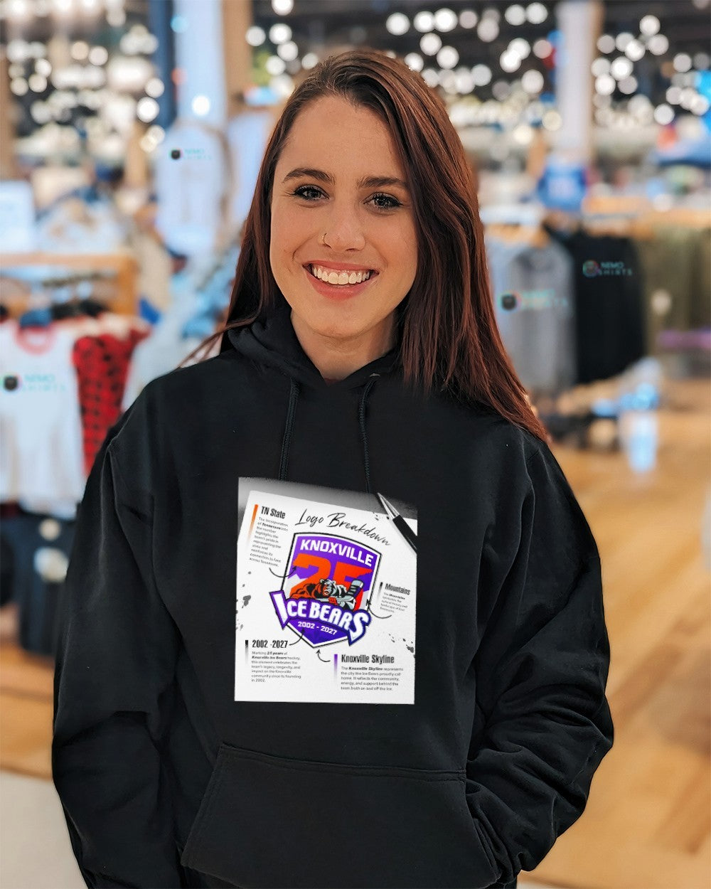 Knoxville Ice Bears 2002 2027 25th anniversary shirt