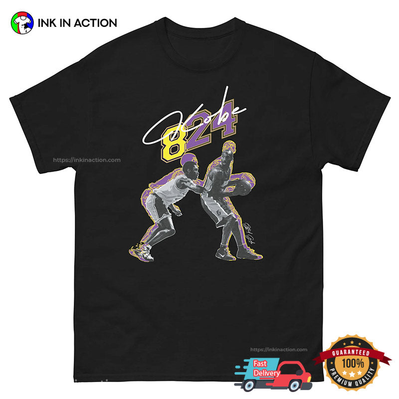 Kobe 8 24, Kobe Bryant Day Retro Basketball T-shirt