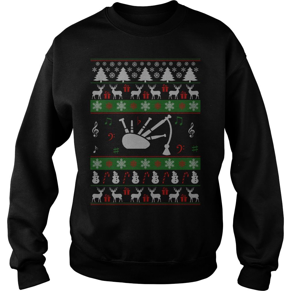 Bagpipes Ugly Christmas Sweater