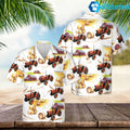 Kubota B8200 4WD Compact Tractor Hawaiian Shirt