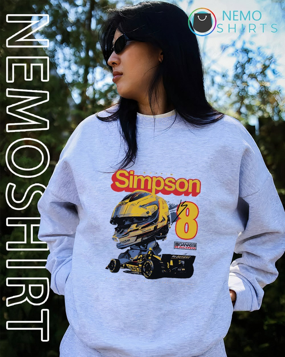Kyffin Simpson 8 IndyCar driver Chip Ganassi Racing team shirt