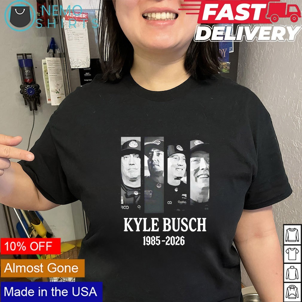 Kyle Busch Rowdy Nascar legend memorial 1985-2026 shirt