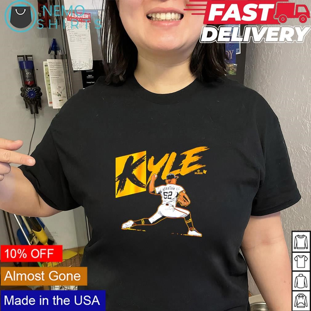 Kyle Harrison without K sign shirt