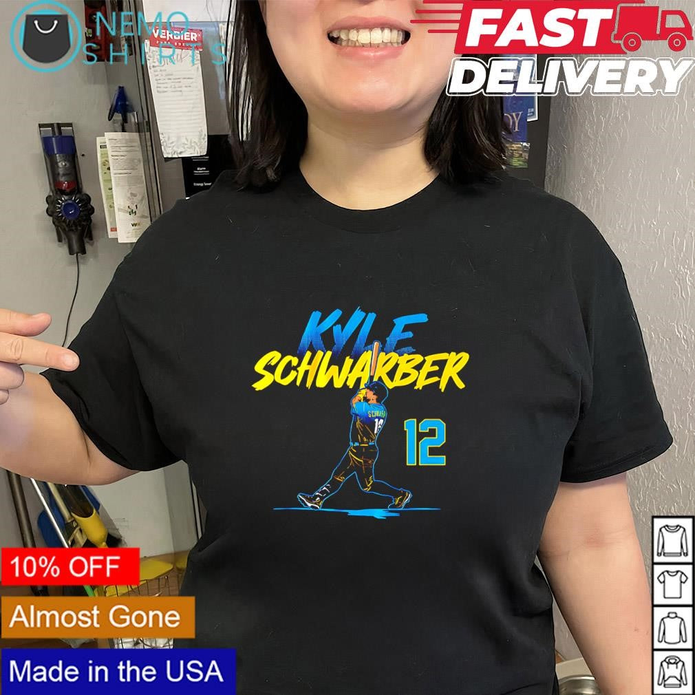 Kyle Schwarber Philly slugger swing number 12 shirt