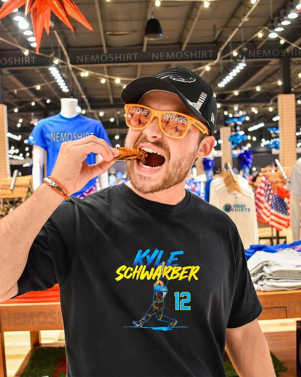 Kyle Schwarber Philly slugger swing number 12 shirt