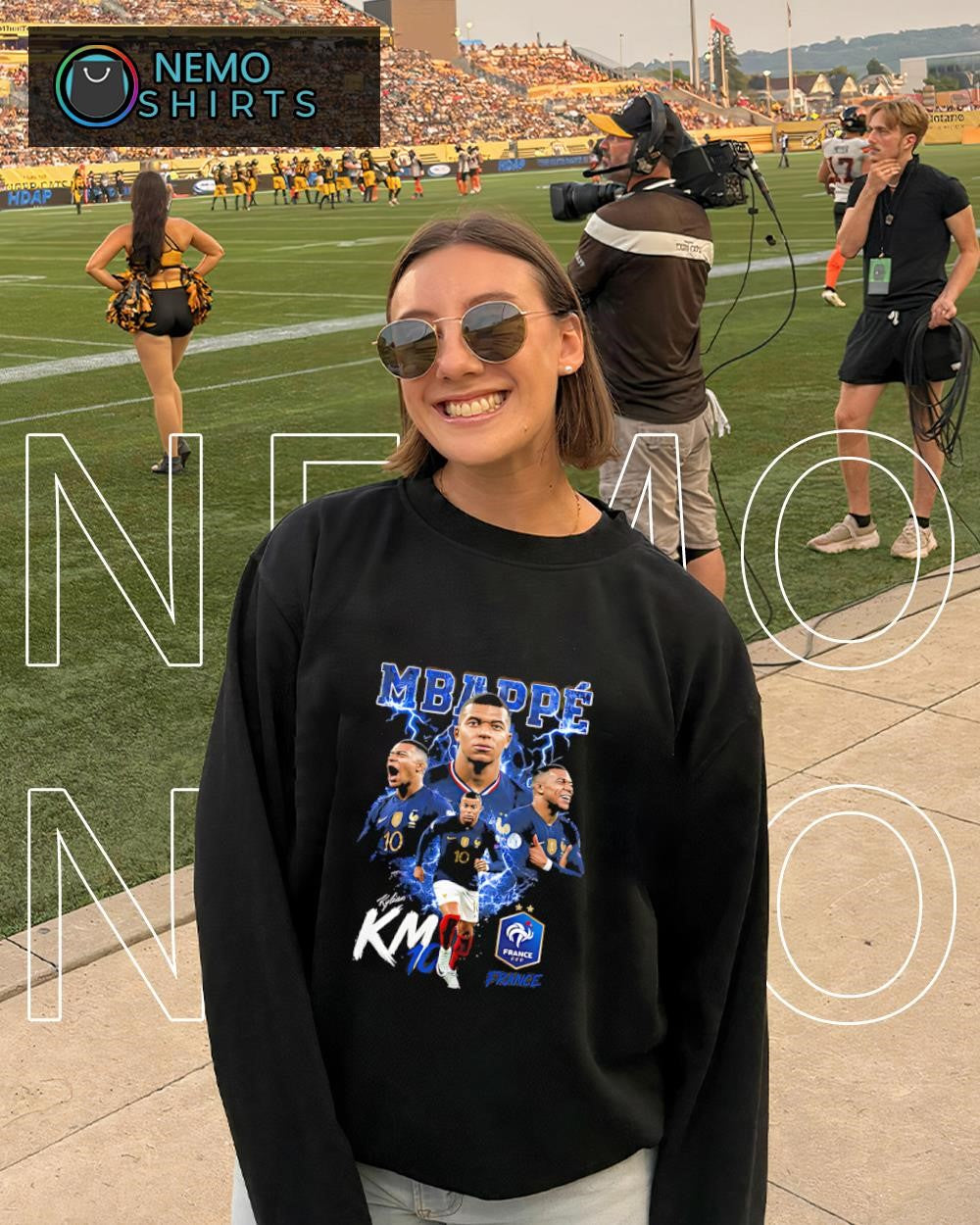 Kylian Mbappe French footballer KM 10 graphic shirt