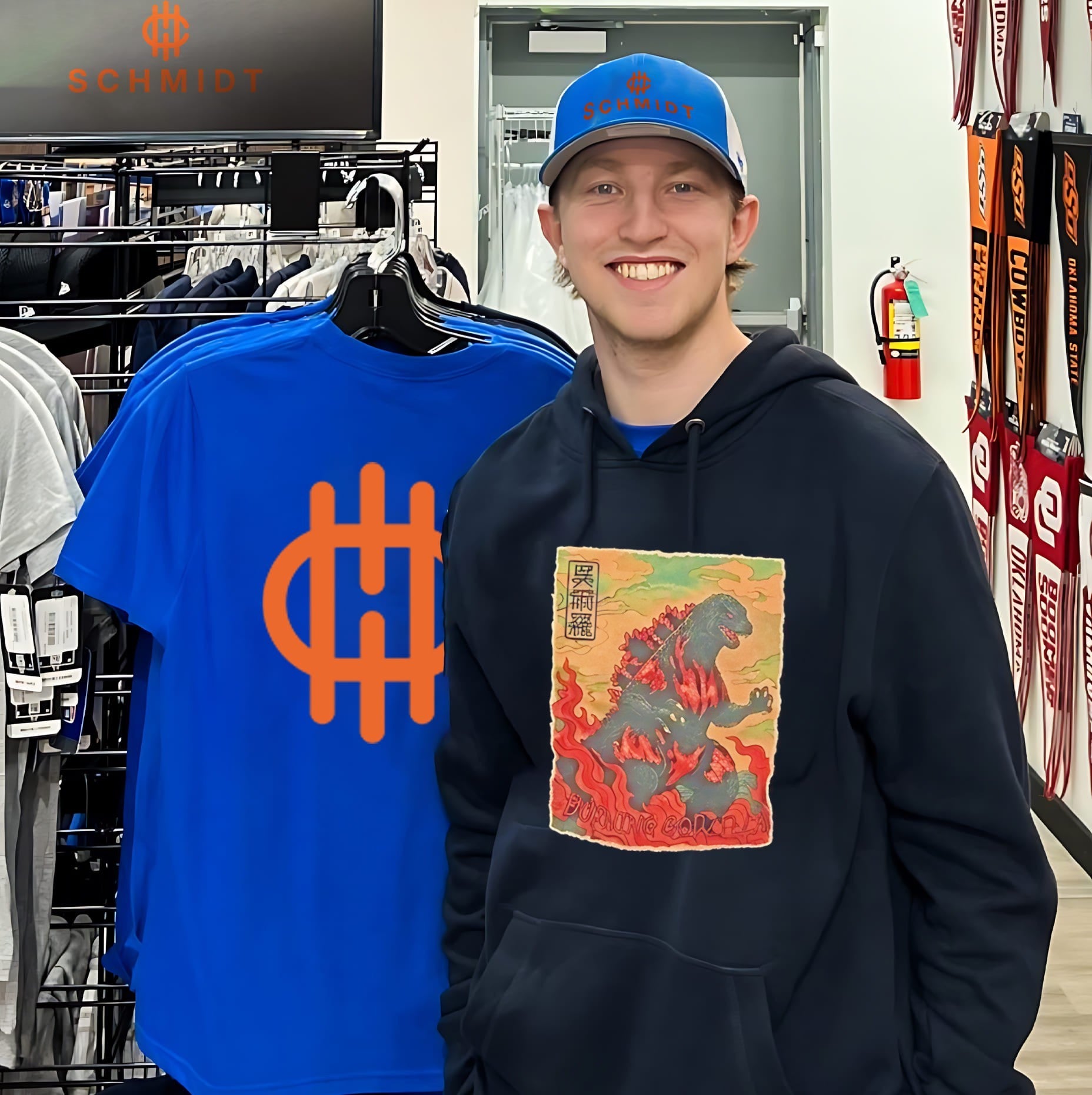 LA Rams Myles Garrett Godzilla Shirt