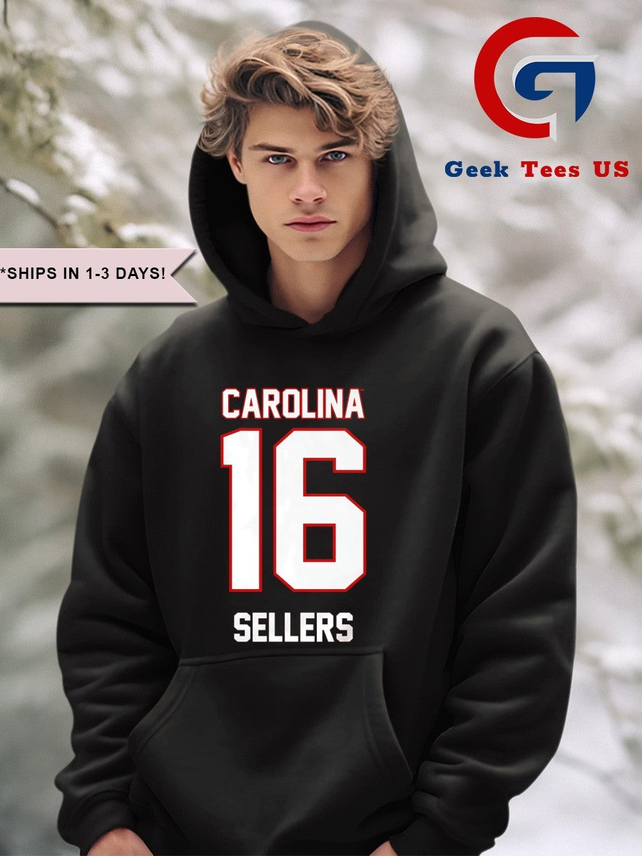 LaNorris Sellers 16 South Carolina Gamecocks football shirt