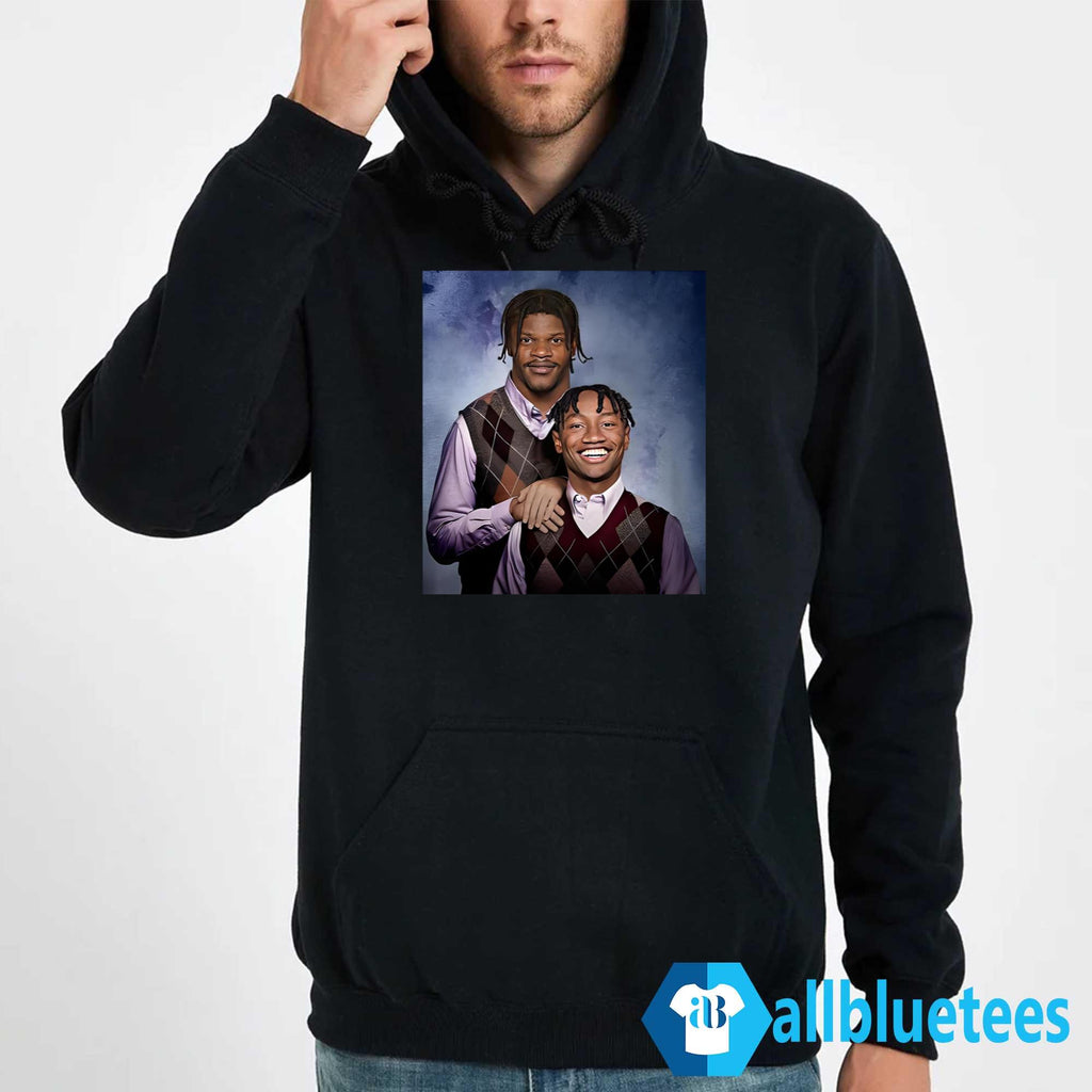 Lamar Jackson Zay Flowers Step Brothers Shirt