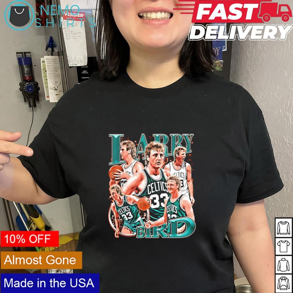 Larry Bird Boston Celtics Hall of Fame forward shirt