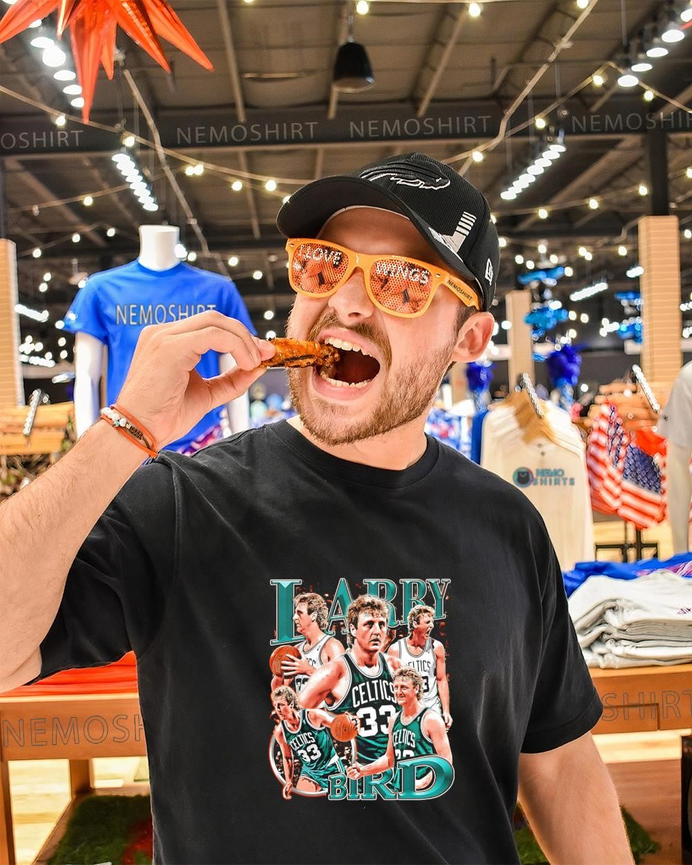 Larry Bird Boston Celtics Hall of Fame forward shirt