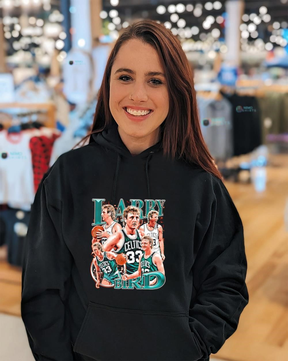 Larry Bird Boston Celtics Hall of Fame forward shirt