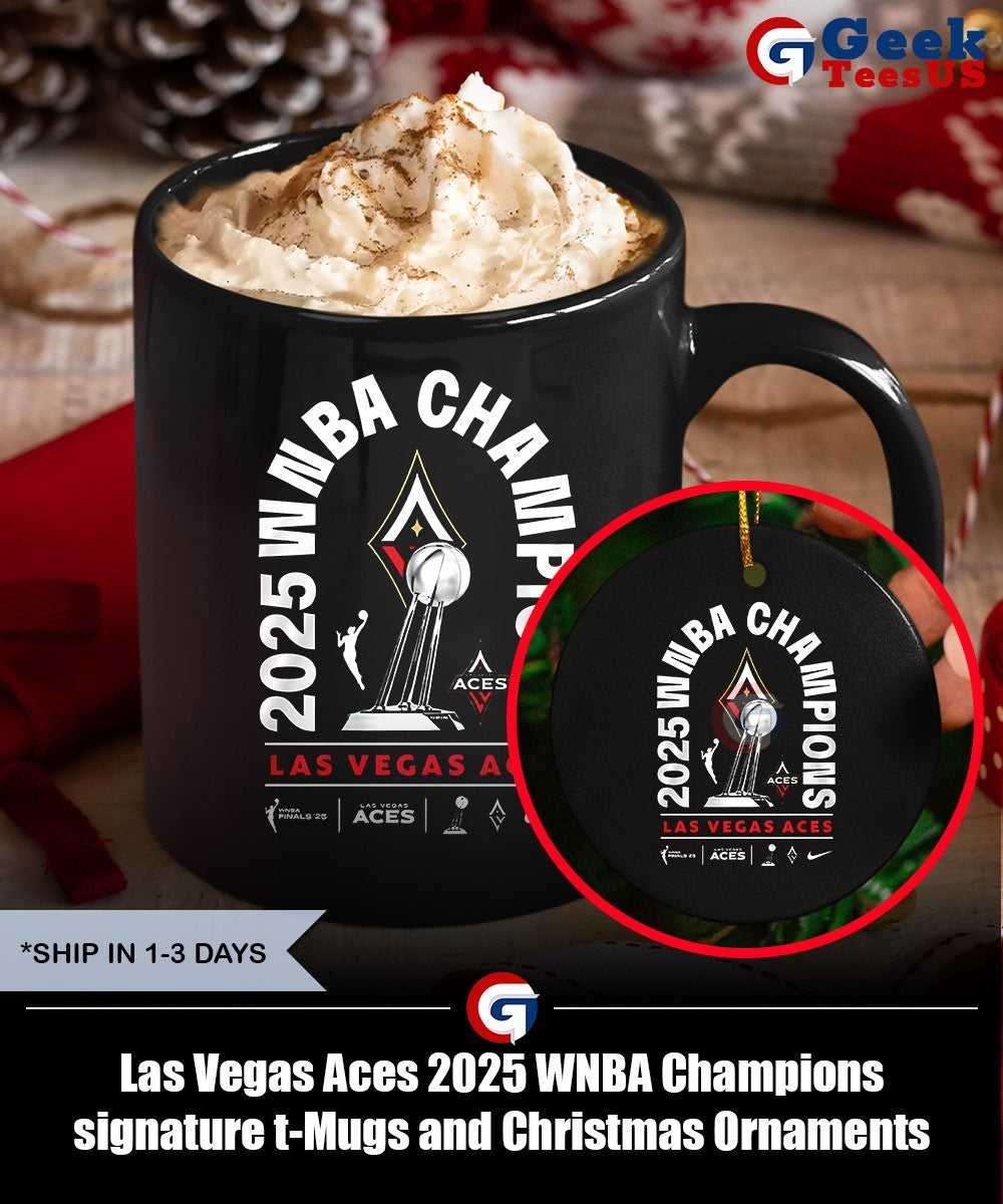 Las Vegas Aces 2025 WNBA Champions signature t-shirt