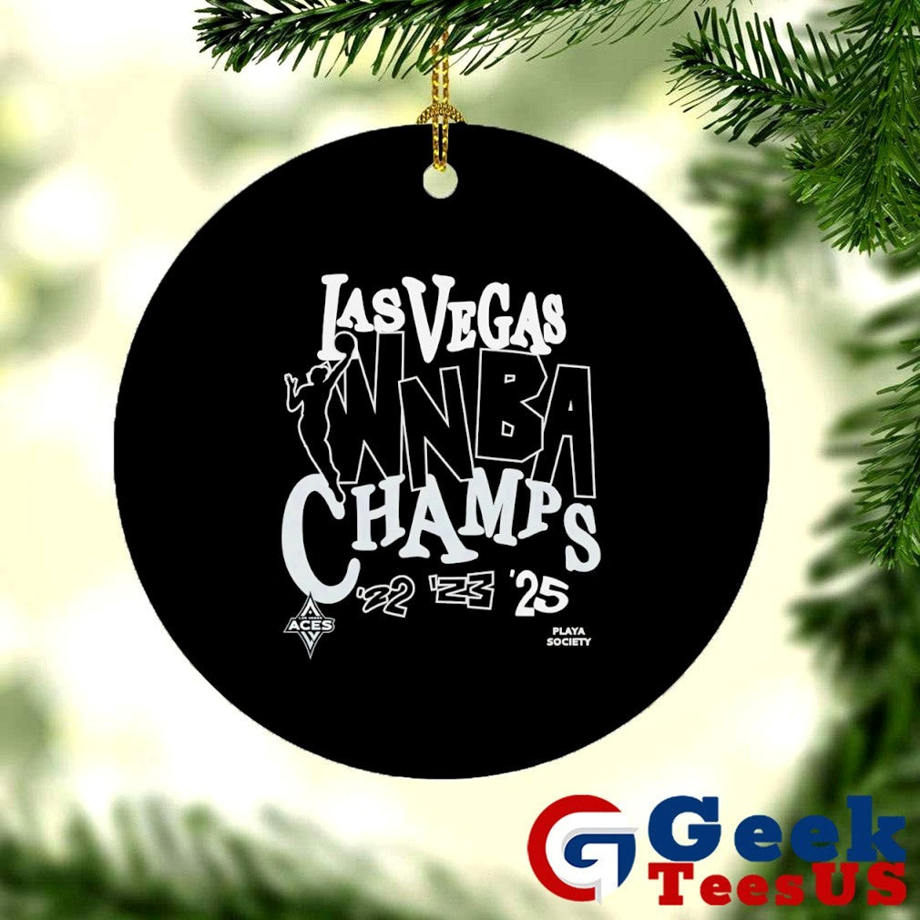 Las Vegas Aces 2025 WNBA Finals Champions Playa Society shirt