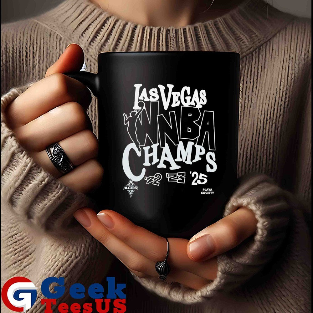 Las Vegas Aces 2025 WNBA Finals Champions Playa Society shirt