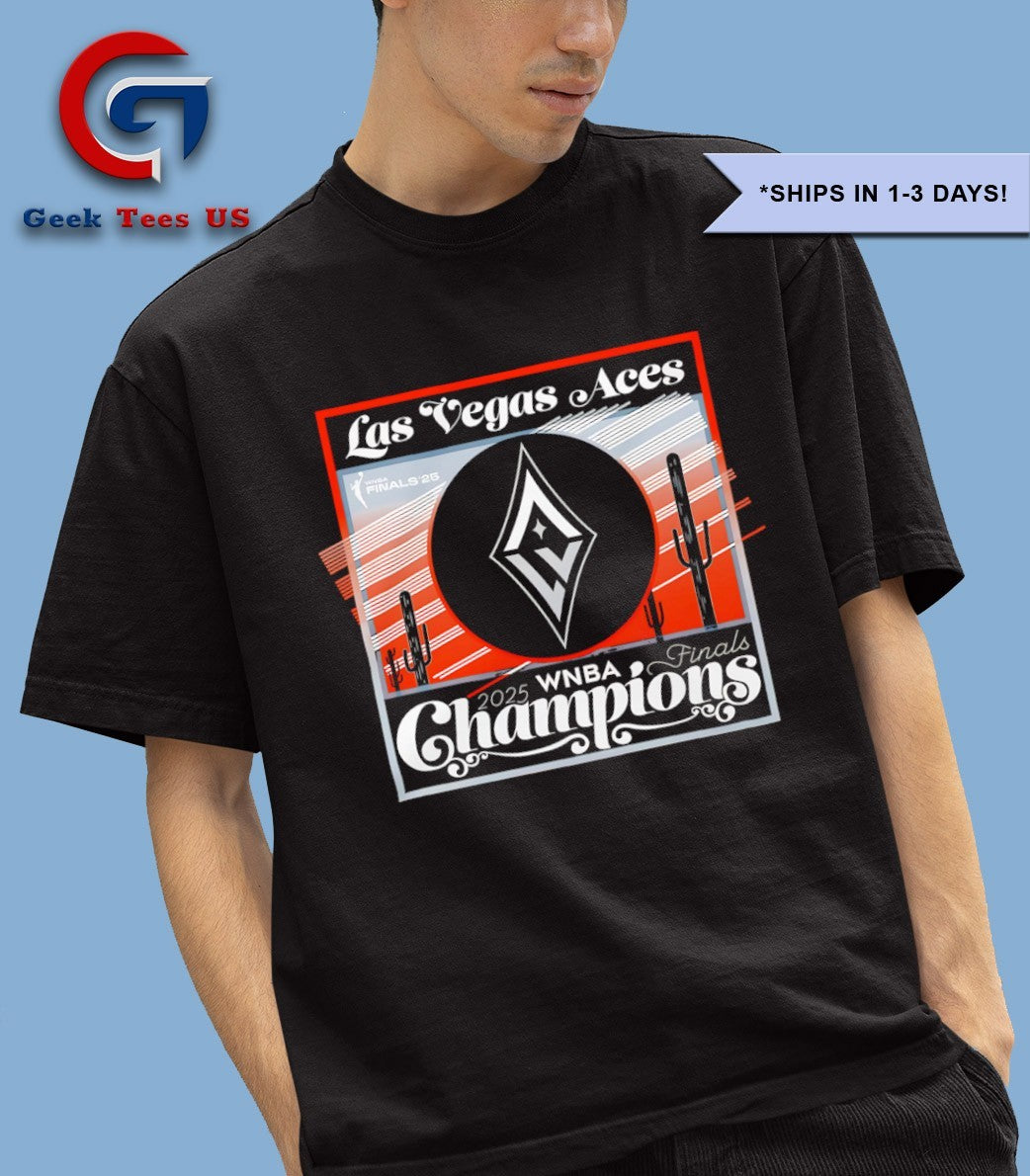 Las Vegas Aces 2025 WNBA Finals Champions Sunset Urban shirt