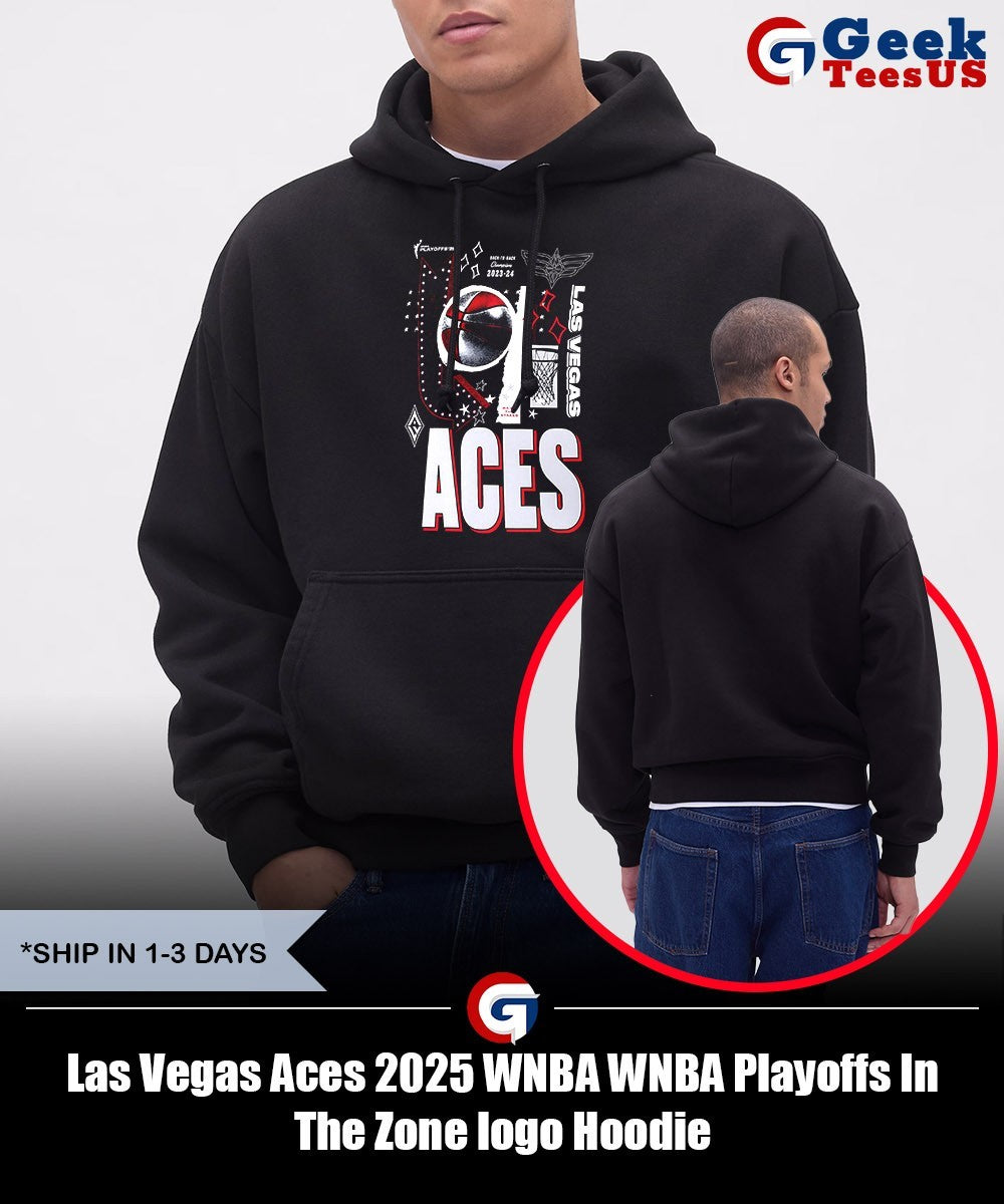Las Vegas Aces 2025 WNBA WNBA Playoffs In The Zone logo shirt