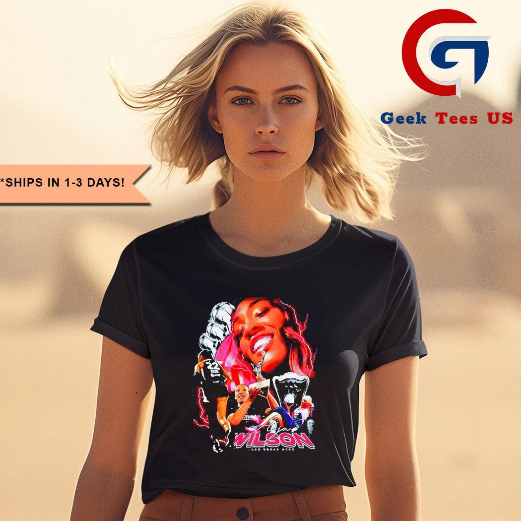 Las Vegas Aces A’ja Wilson Goat In The Making signature shirt