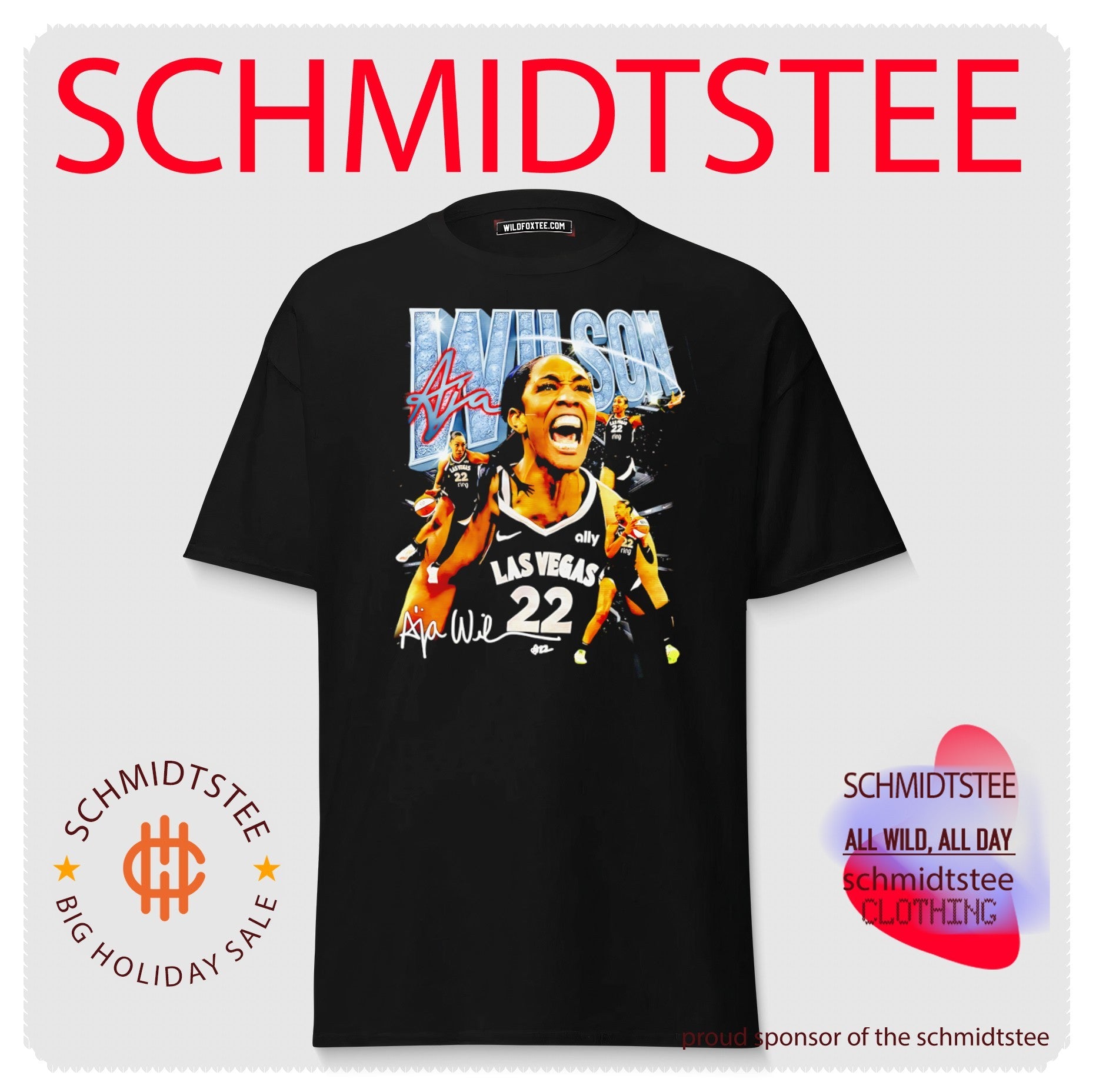 Las Vegas Aces A’ja Wilson signature vintage shirt
