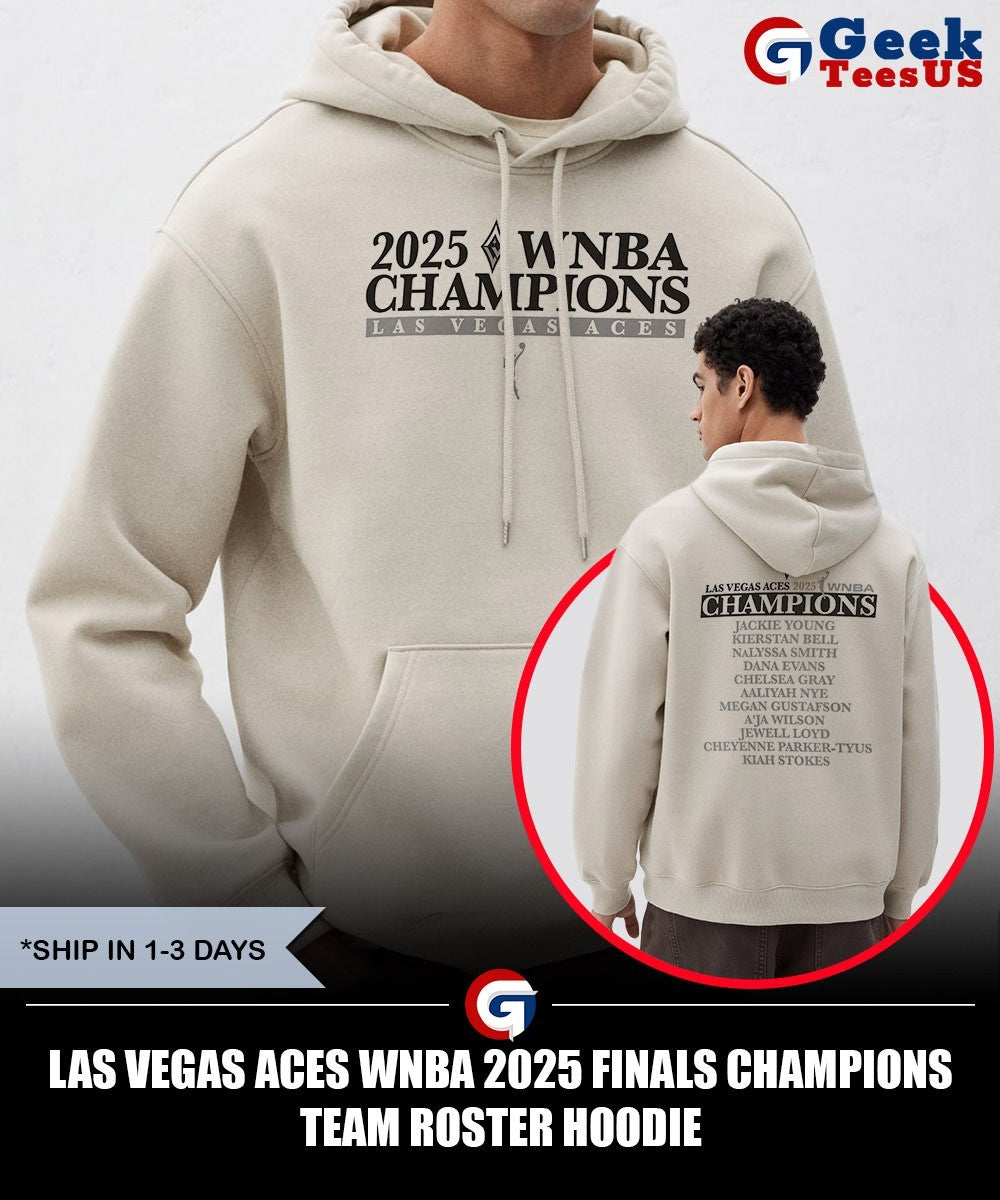 Las Vegas Aces WNBA 2025 Finals Champions Team Roster shirt
