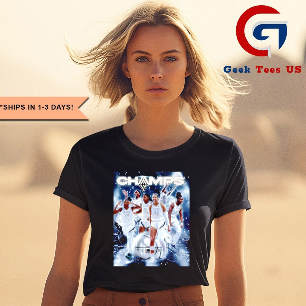 Las Vegas Aces Win The 2025 WNBA Champs Three Of a Kind poster shirt