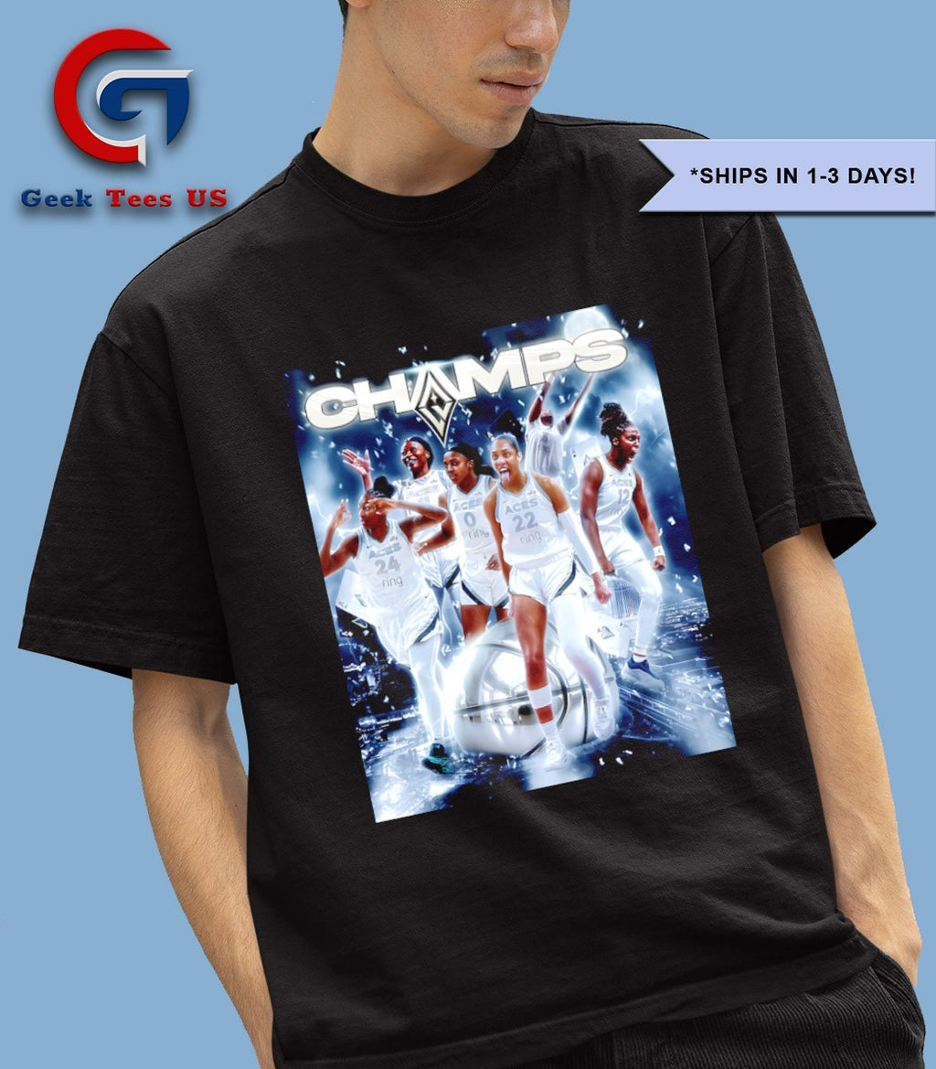 Las Vegas Aces Win The 2025 WNBA Champs Three Of a Kind poster shirt