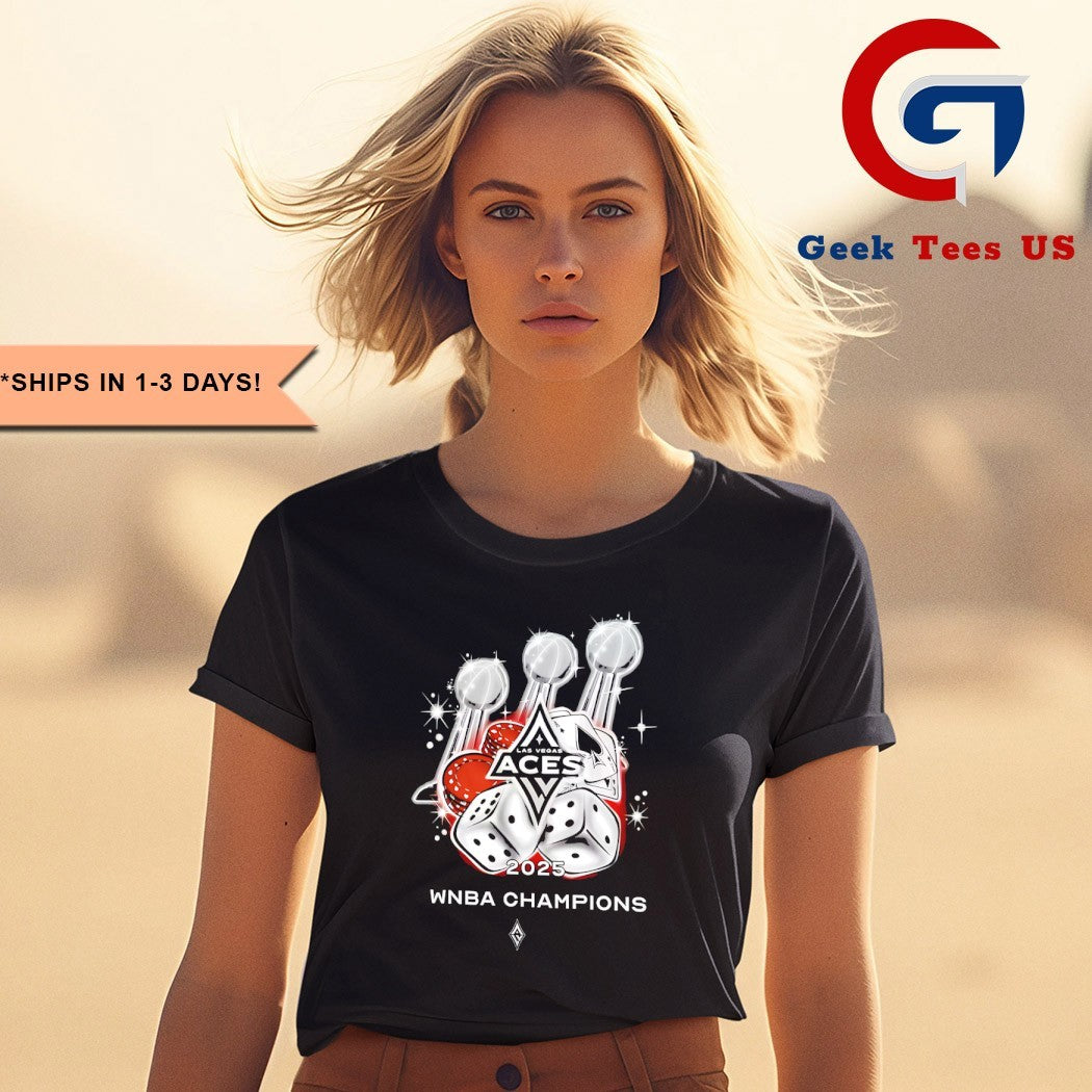 Las Vegas Aces basketball 2025 Three-Time WNBA Champions shirt