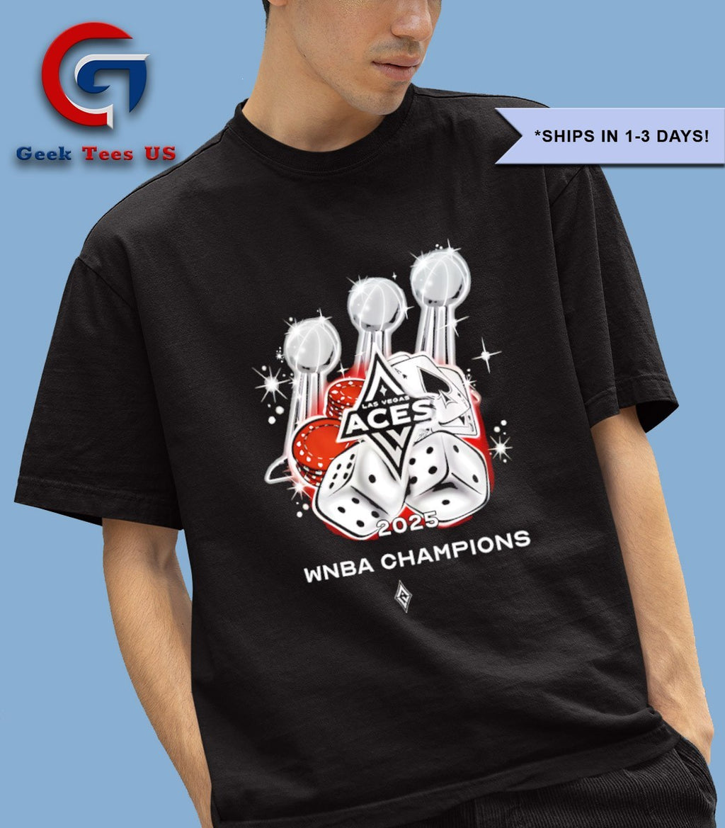 Las Vegas Aces basketball 2025 Three-Time WNBA Champions shirt