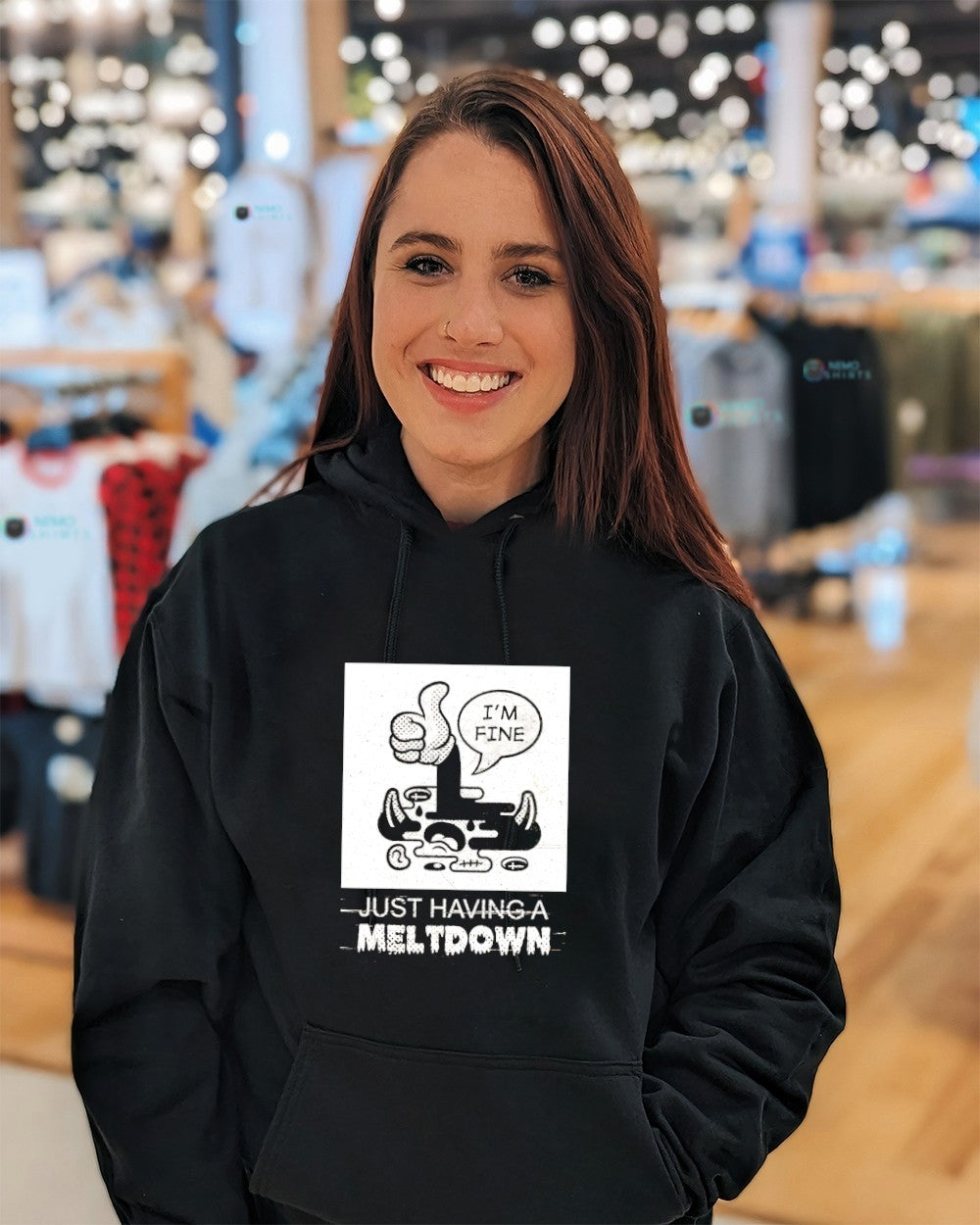 Laserblazt I’m fine just having a meltdown shirt