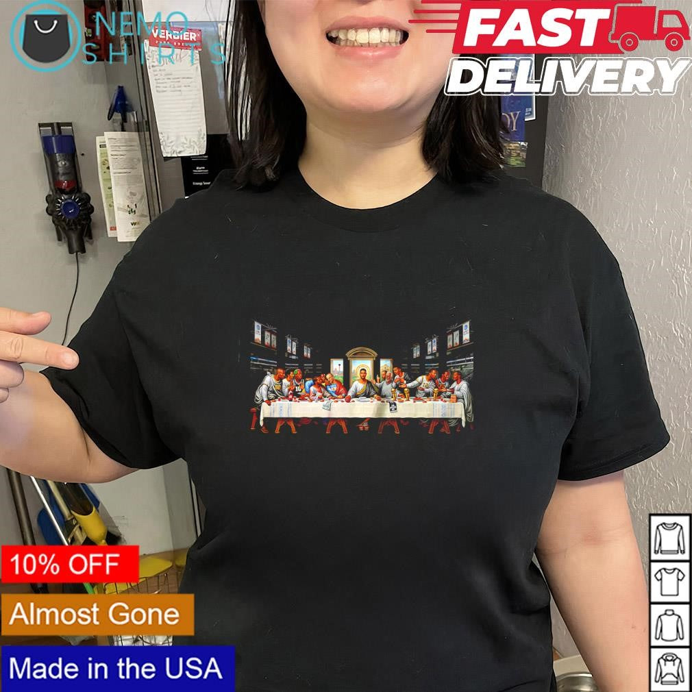 Last Supper Leonardo da Vinci Spurs edition shirt