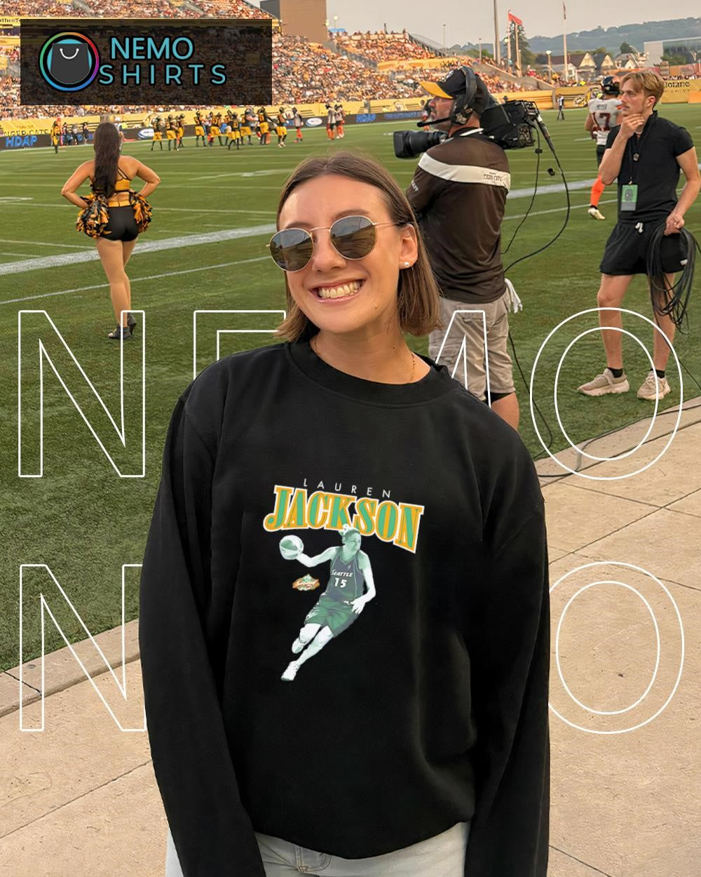 Lauren Jackson Seattle Storm player WNBA team logo shirt