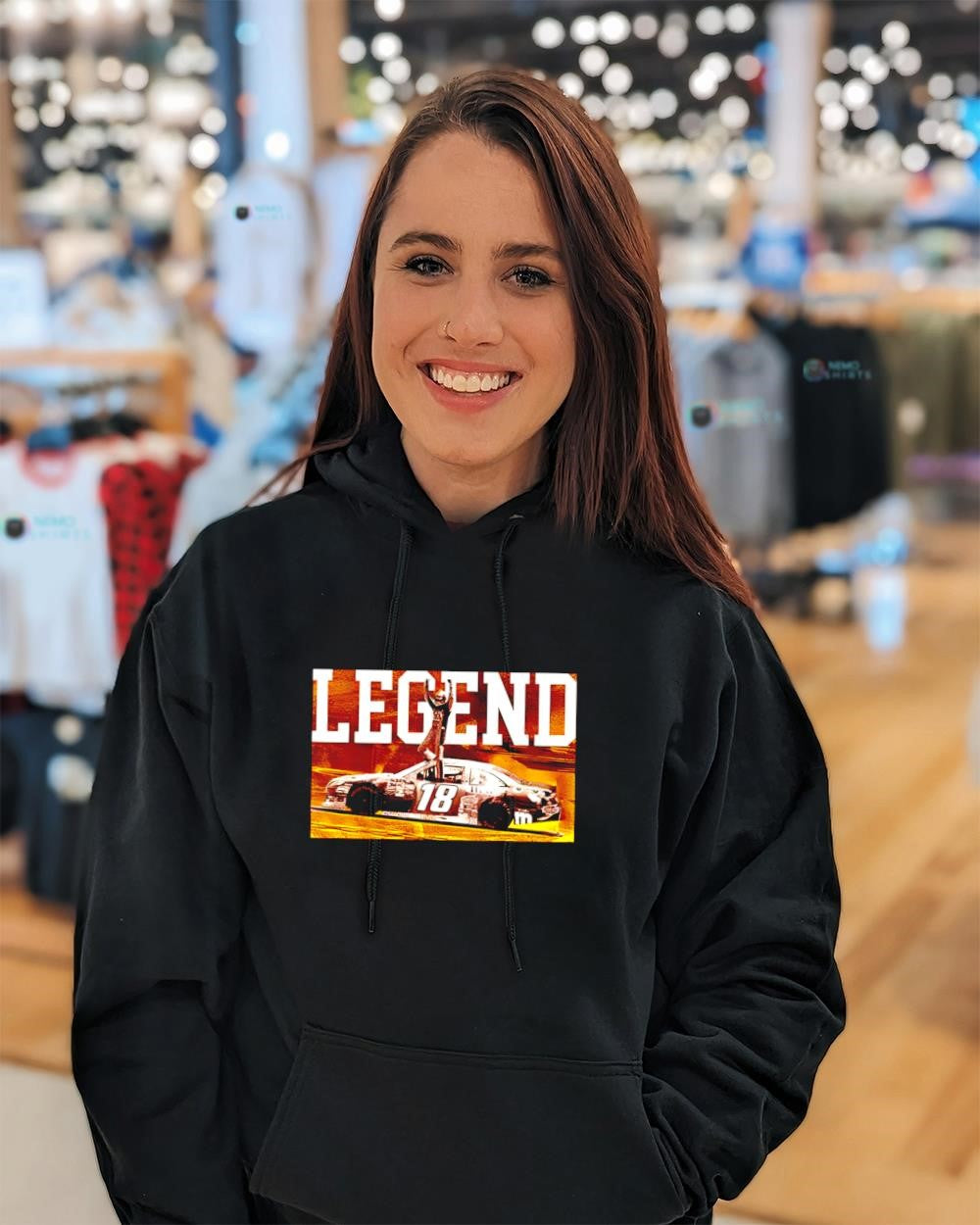 Legend NASCAR driver Kyle Busch 18 Toyota shirt