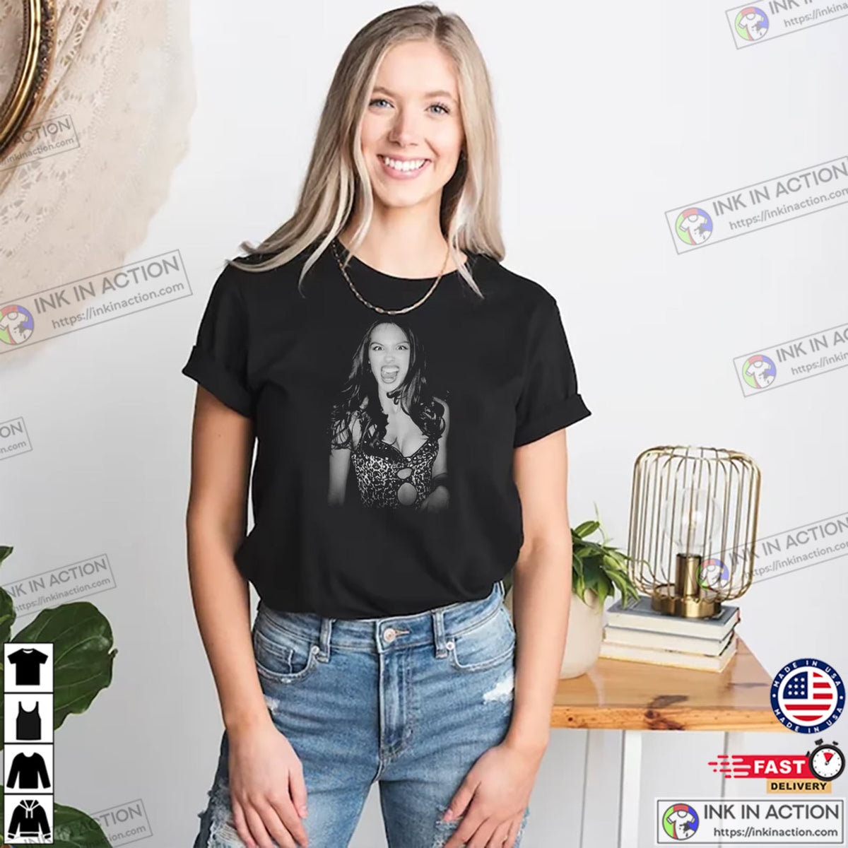 Leopard Olivia Rodrigo Screaming Retro Graphic T-shirt