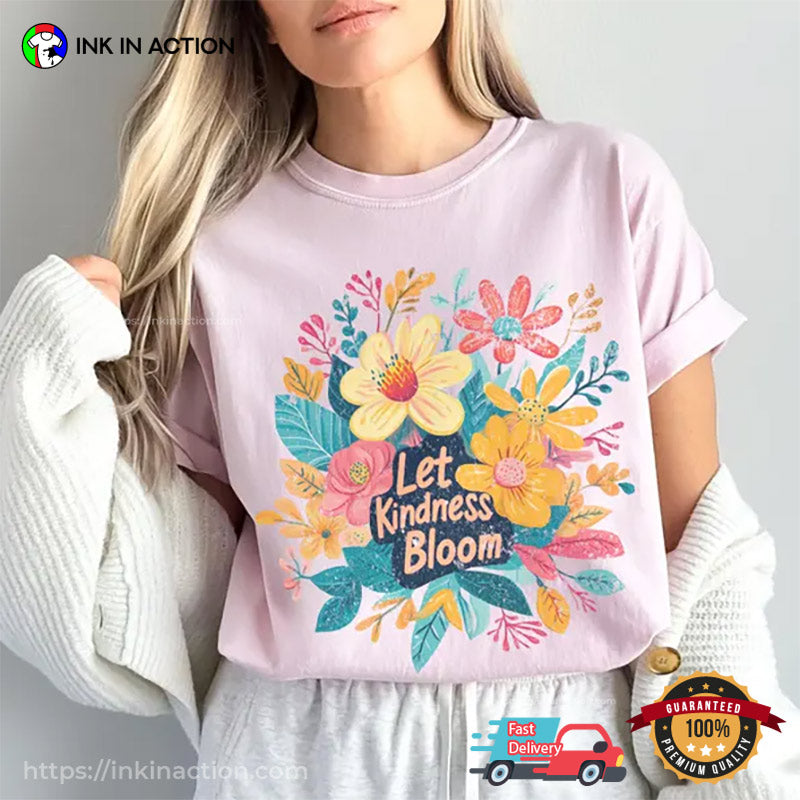Let Kindness Bloom 90s Comfort Colors T-shirt