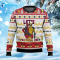 Let’s F-cking Go Deadpool Wolverine Ugly Christmas Sweater