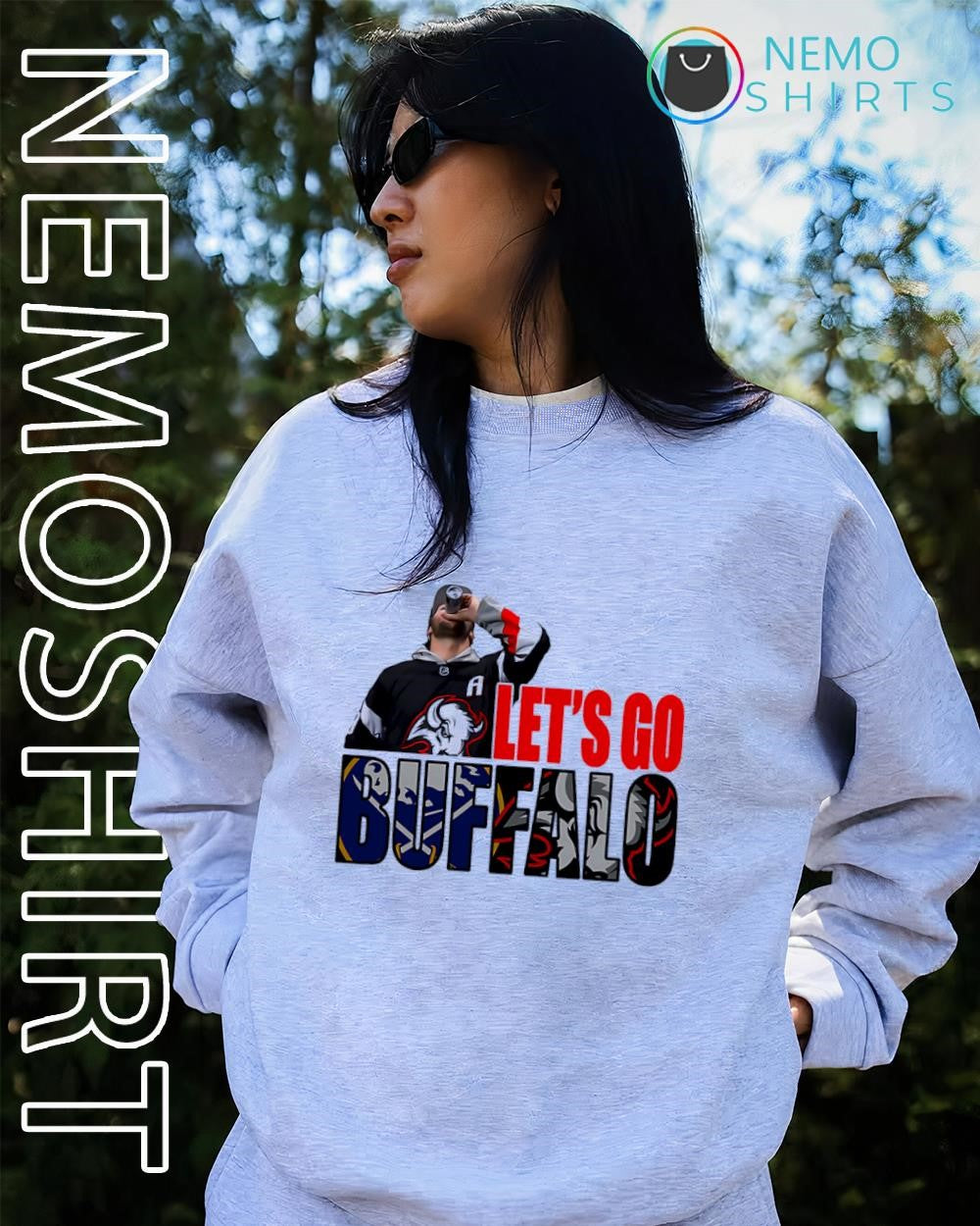 Let’s Go Buffalo Sabres goathead logo shirt