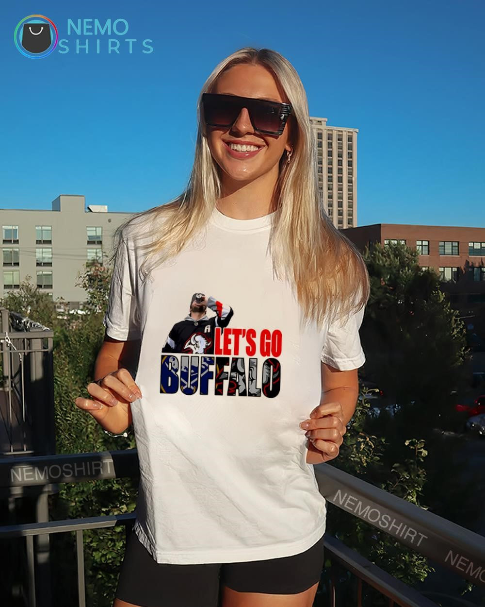 Let’s Go Buffalo Sabres goathead logo shirt