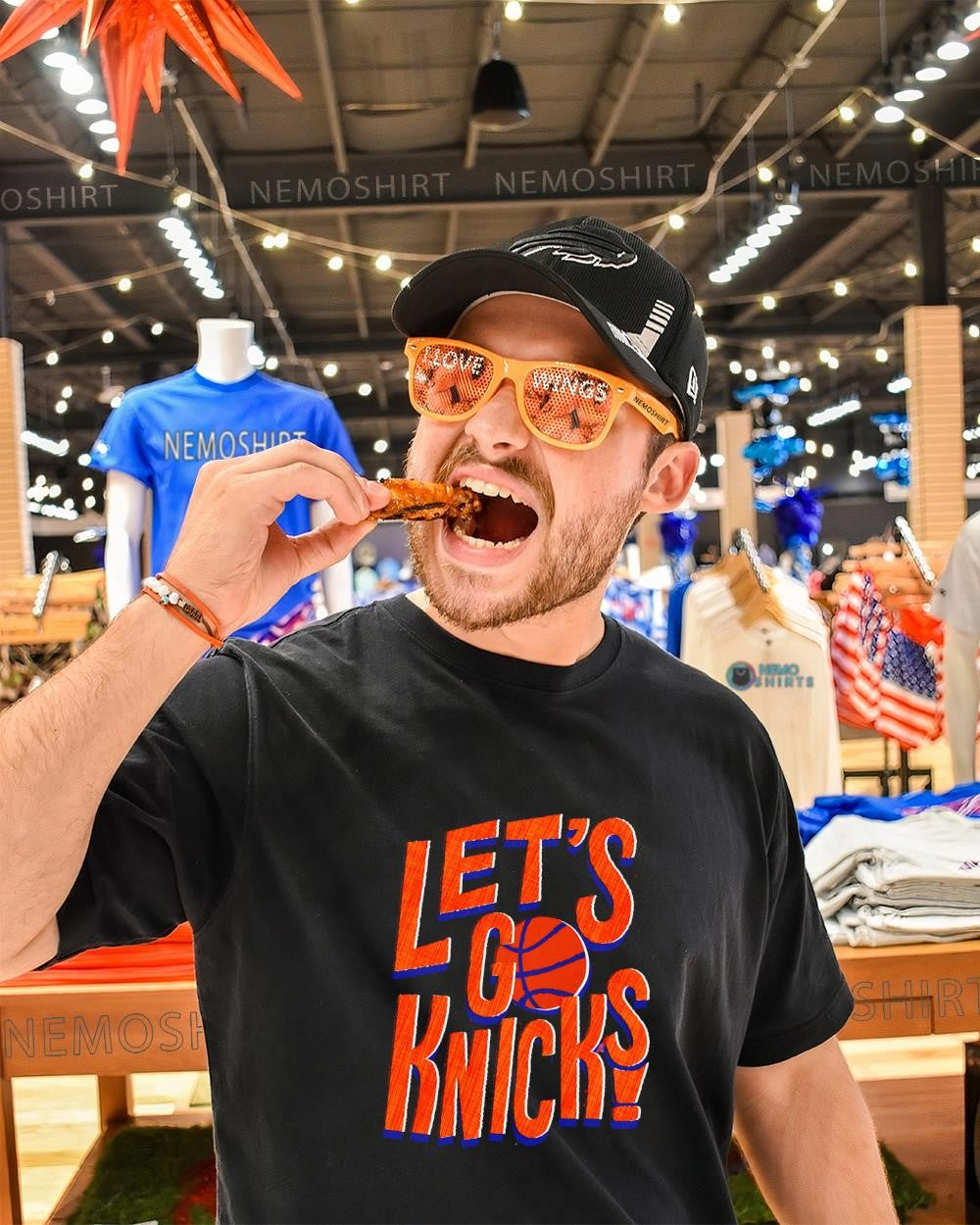 Let’s Go Knicks slogan shirt