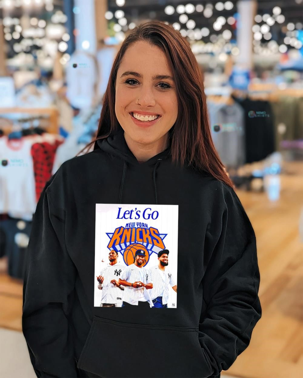 Let’s go New York go New York Knicks players best of luck shirt
