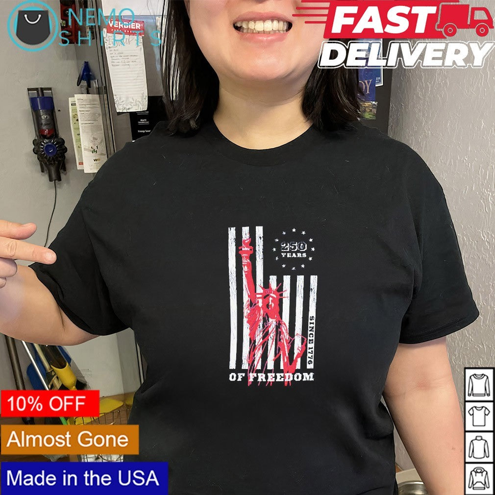 Liberty 250 years of freedom since 1776 shirt
