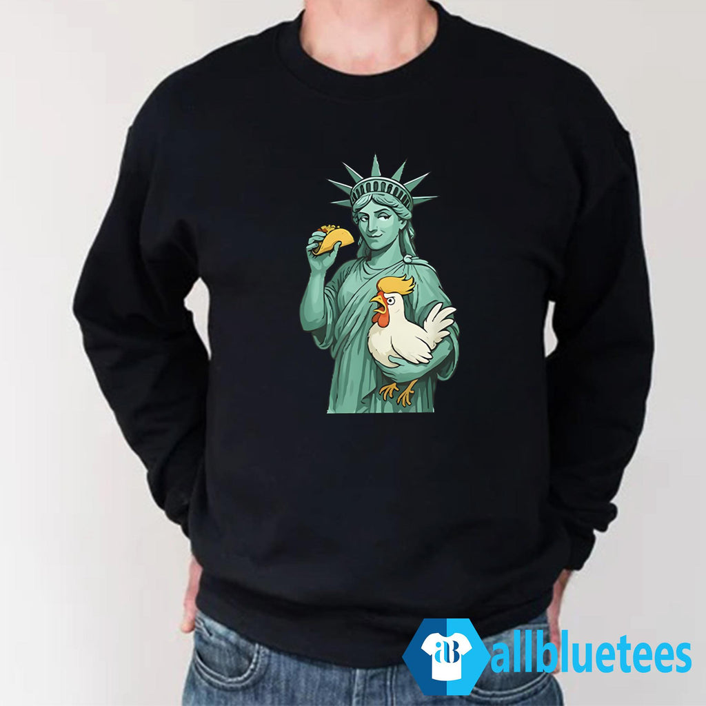 Statue Of Liberty TACO Trump Always Chickens Out Shirt