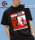 Lil Peep She says He’s a crybaby Alien Body News shirt