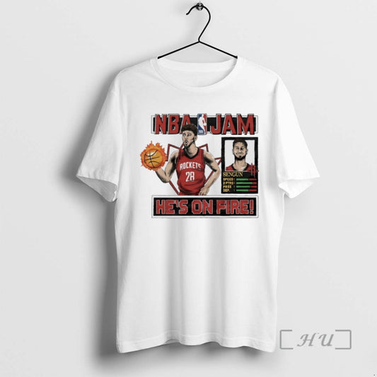Limited Edition Alperen Sengun Hes On Fire Houston Rockets Nba Jam