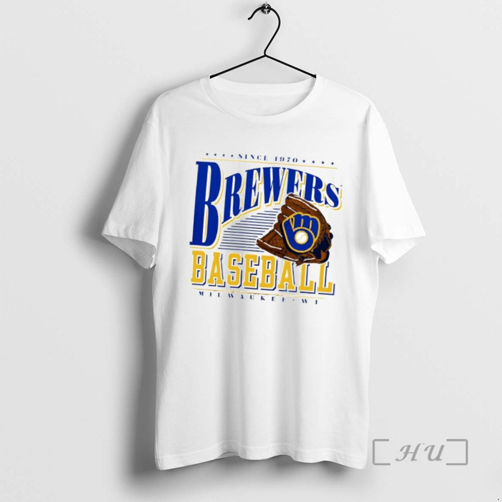 Limited Edition Awesome Milwaukee Brewers Cooperstown Collection Winning Time Since 1970