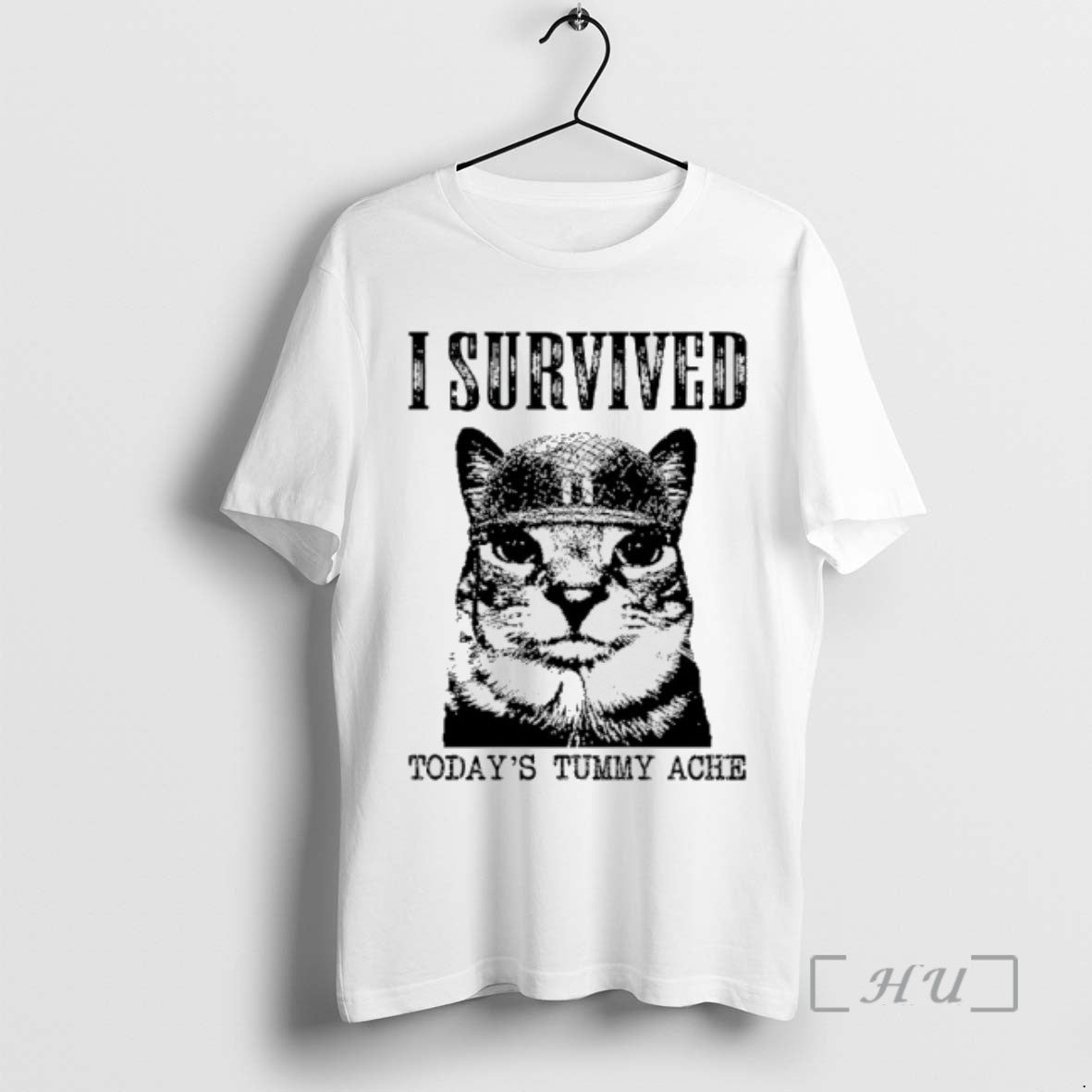 Limited Edition Cat I Survived Todays Tummy Ache Survivor