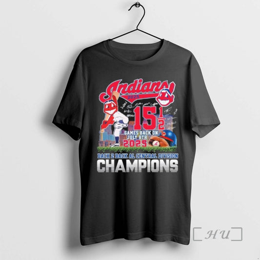 Limited Edition Cleveland Guardians 15 Games Back In July 8th 2025 Al Central Champions