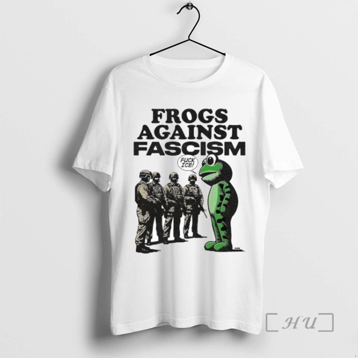 Limited Edition Frog Against Fascism Fuck Ice Portland Frog 2025