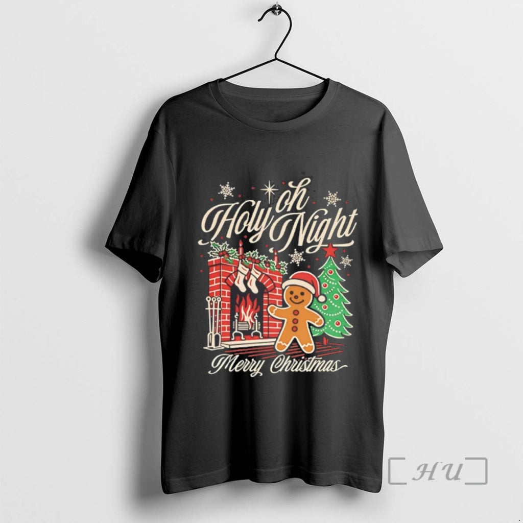 Limited Edition Gingerbread Oh Holy Night Merry Christmas