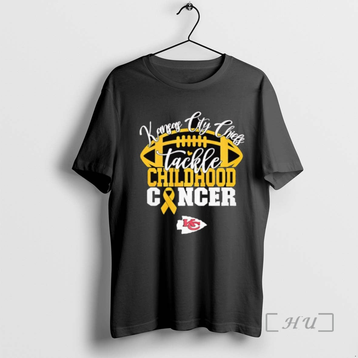 Limited Edition Kansas City Chiefs Tackle Childhood Cancer Logo